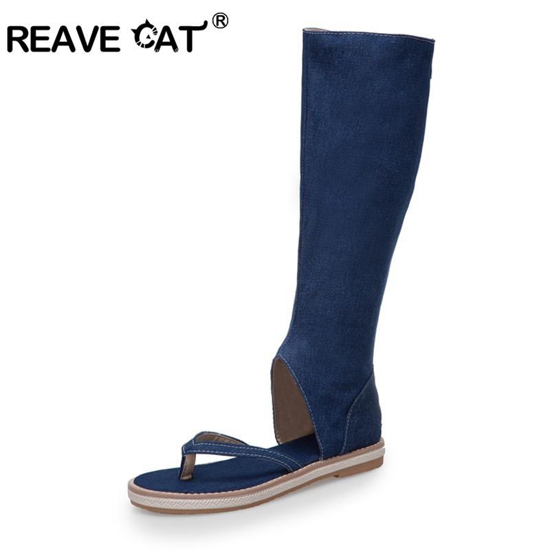 Jeans - REAVE CAT buty sandały z klipsem