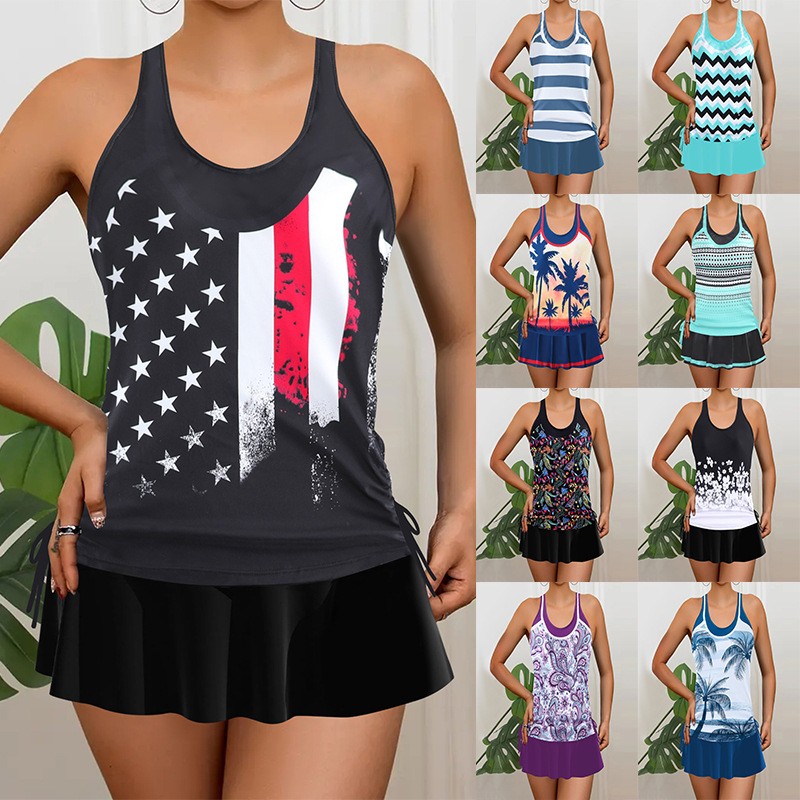 Tankini damskie, bikini bez rę – Skirts recenzja i cena