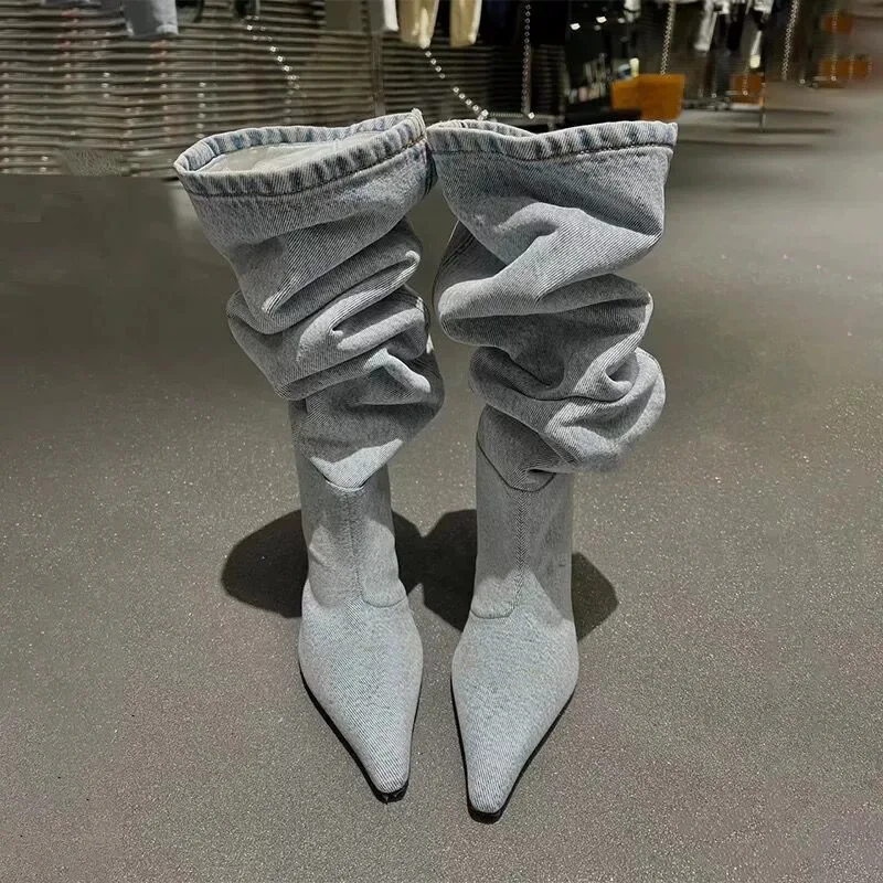 Botki damskie za kolano na wys – Jeans recenzja i cena