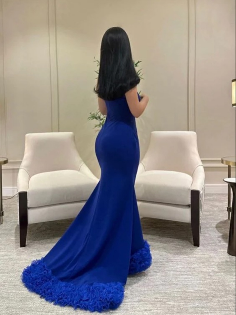 Suknie wieczorowe na zamówieni – Elegant Satin Evening Gown Split recenzja i cena