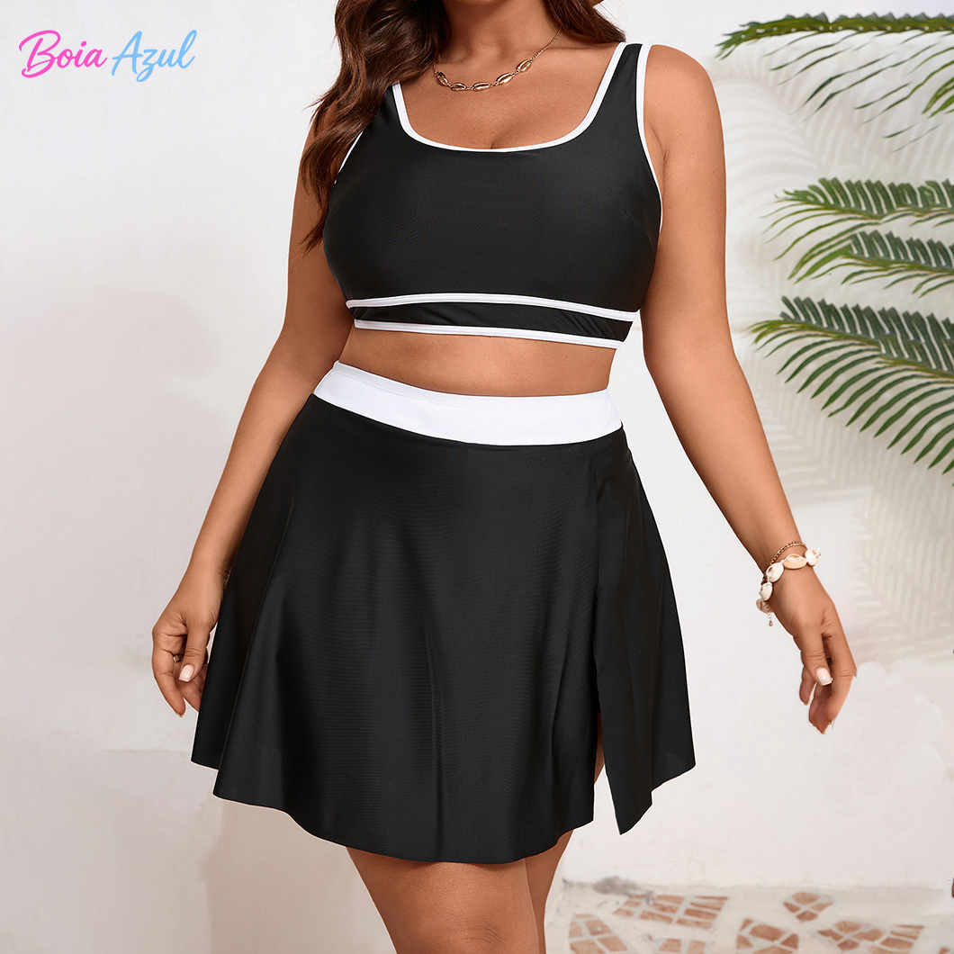 Dwuczęściowy tankini w kontras – Dresses recenzja i cena