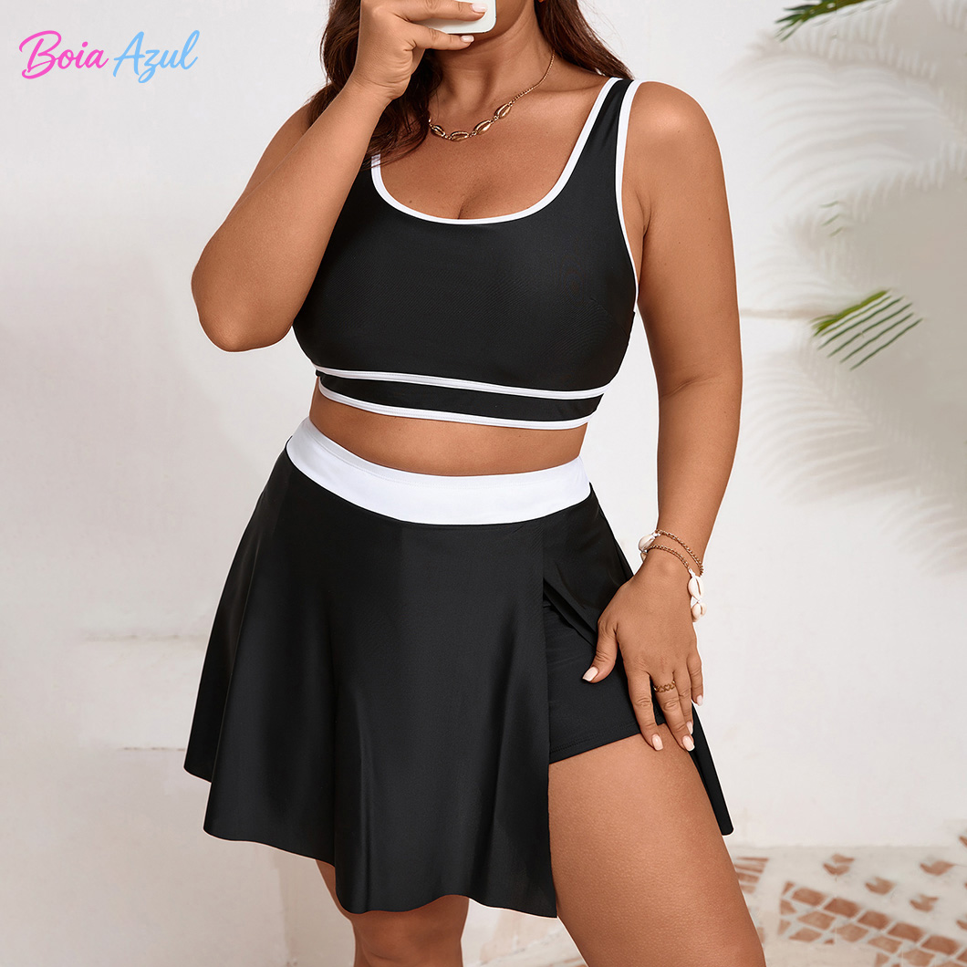 Dwuczęściowy tankini w kontras – Dresses recenzja i cena