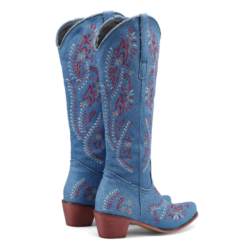 Niebieskie dżinsy Western Cowg – Jeans recenzja i cena